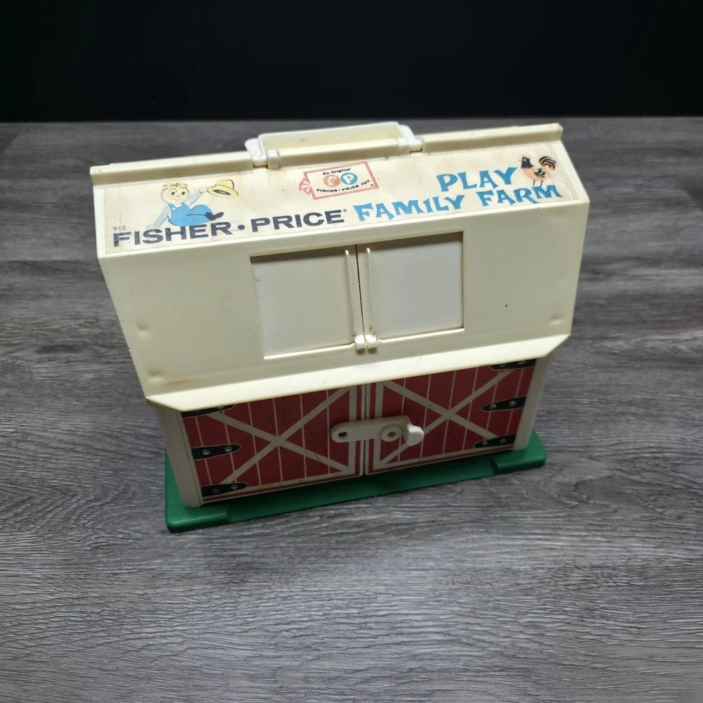 Vintage 1960's FISHER PRICE Play Family Farm - Barn Only
